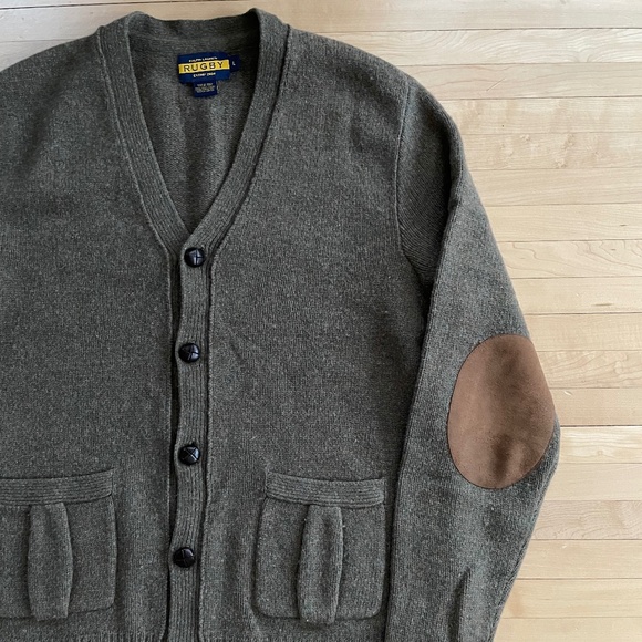 Ralph Lauren Rugby Wool Cardigan Sweater - Picture 1 of 13